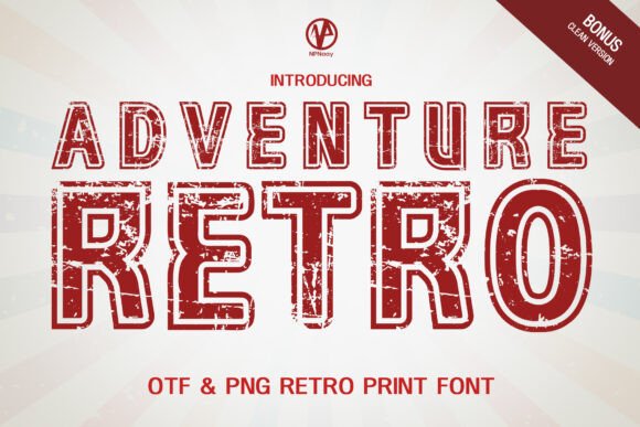 Adventure Retro Font: Vintage Display Typeface for Small Brands