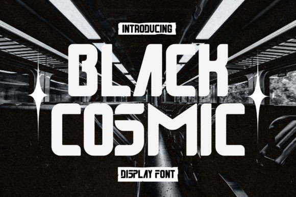 Black Cosmic: A Display Font for Editorial Design and Branding