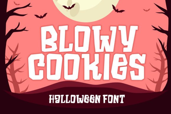 Blowy Cookies Font for Playful Crafting and Handmade Products