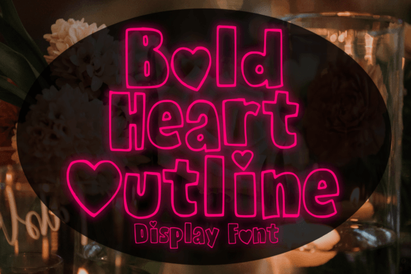 Bold Heart Outline for Branding That Feels Handcrafted and Real