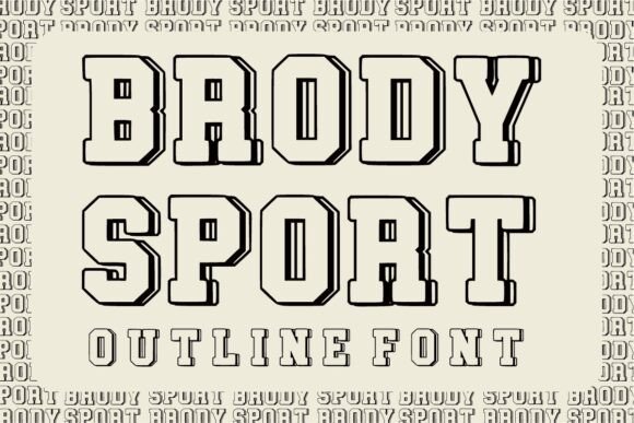 Brody Sport Font Review: Vintage College Style for Your Brand