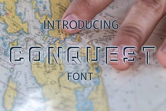 Conquest Display Font for Small Business Branding