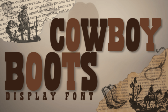 Cowboy Boots Review: A Display Font for Editorial Headers