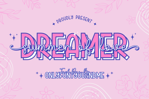 Dreamer Summer of Love: A Handwritten Duo Font for Elegant Branding