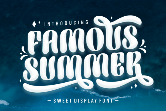 Famous Summer Font for Editorial Design and Publishing Projects