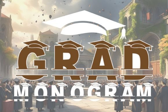 Grad Monogram: A Modern Display Font for Digital Branding