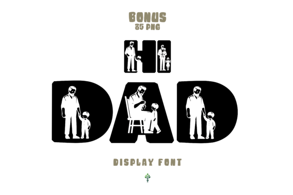 Hi Dad Font: A Display Typeface with Charm for Web Design