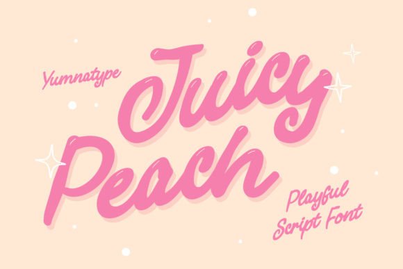 How Juicy Peach Adds Playful Elegance to Editorial Design