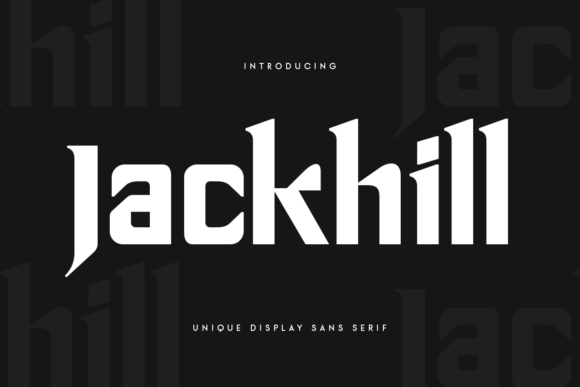 Jackhill Display Font for Small Business Branding That Stands Out