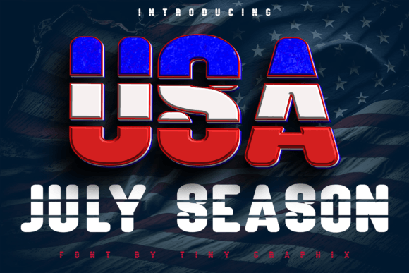 July Season Font: A Display Typeface for Handmade Product Branding