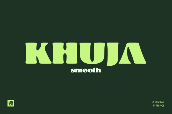 Khuja Smooth: A Display Typeface for Editorial Design