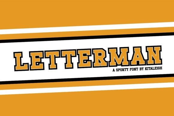 Letterman Font: A Varsity Display Typeface for Modern Campaigns