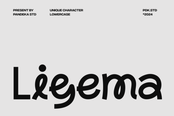 Ligema: A Bold Casual Display Font for Modern Design Projects
