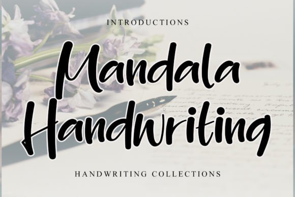Mandala Handwriting Brings Whimsy to Display Font Design