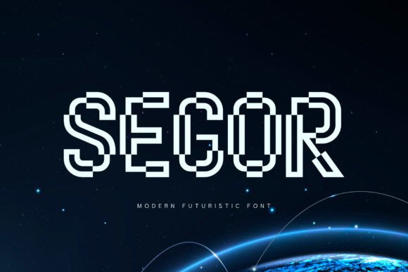 Segor: A Modern Futuristic Font for Bold Small Business Branding