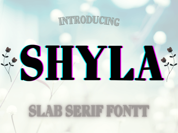 Shyla: A Fun and Quirky Display Font for Creative Projects