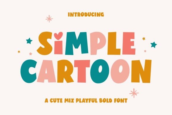 Simple Cartoon: A Playful Bold Typeface That Uplifts Brand Design