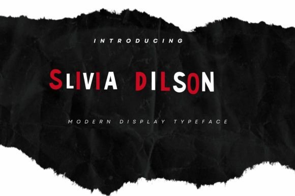 Slivia Dilson: A Joyful Display Typeface to Download