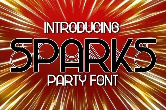 Sparks Retro Font for Campaign Visuals and Brand Design
