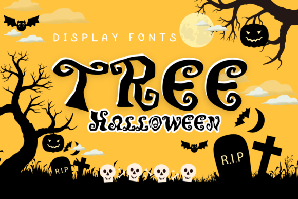 Tree Halloween: A Fun Handwritten Display Font
