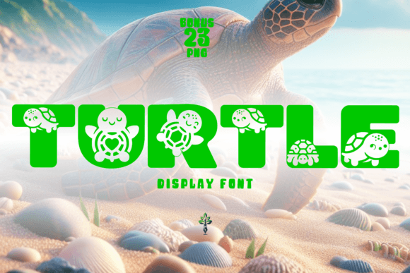 Turtle Display Font: Captivating Charm for Your Brand Campaigns