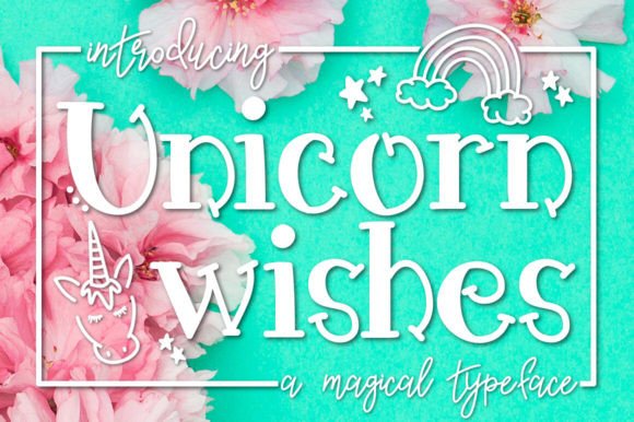 Unicorn Wishes: A Whimsical Serif Font for Editorial Design and Branding