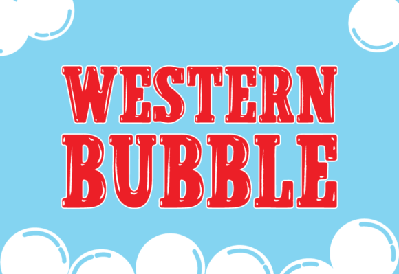 Western Bubble Font for Scroll-Stopping Social Media Graphics